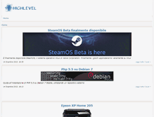 Tablet Screenshot of highlevel.it